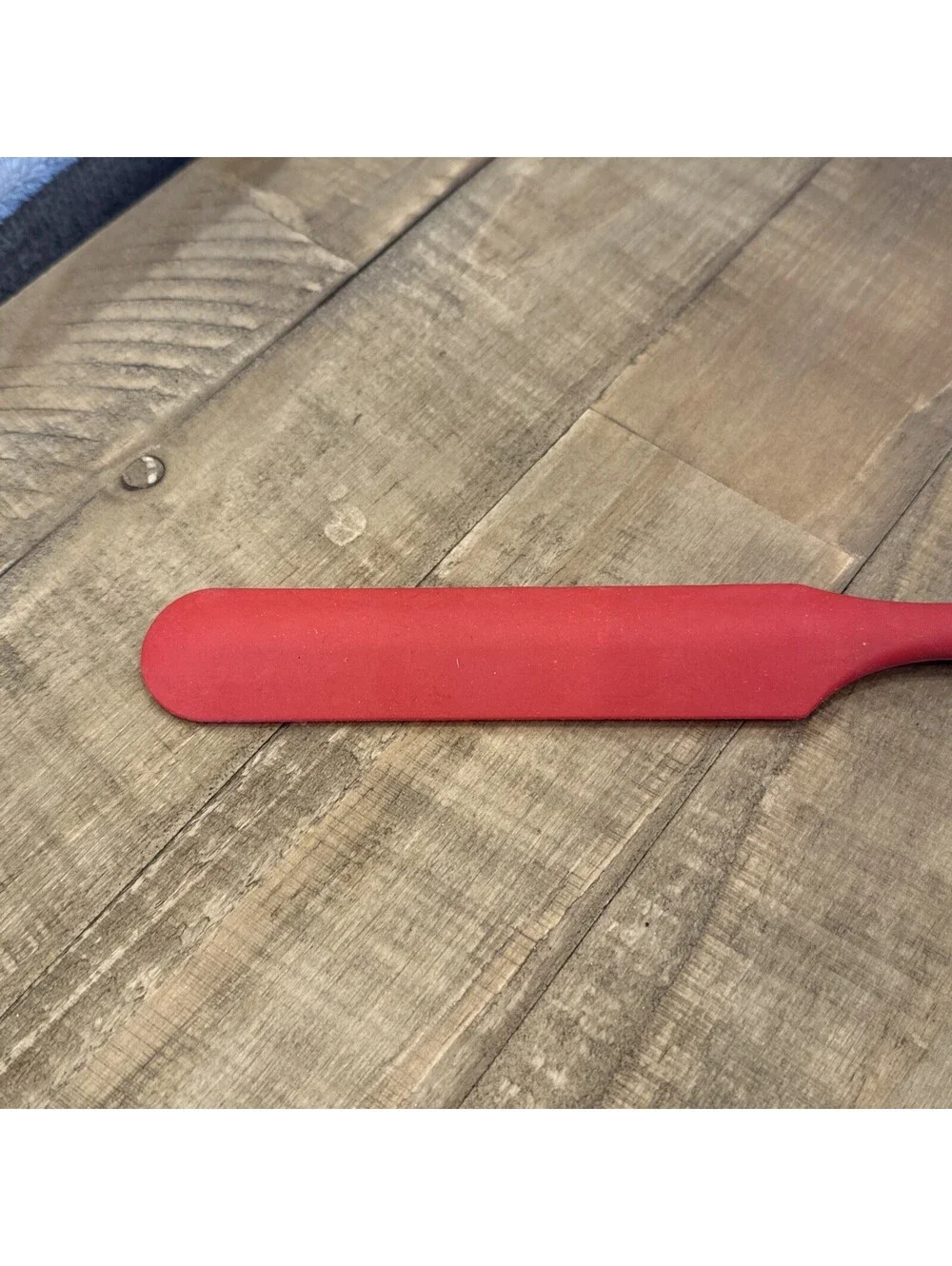 Walfos Red Silicone Utility Spatula Scraper Heat Resistant Kitchen Favorite 9.5”